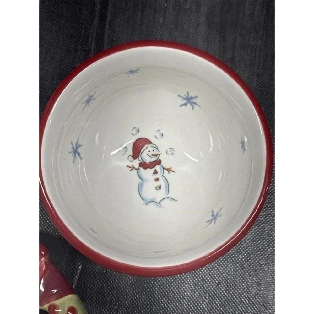 Tabletops Gallery‎ Winterland Christmas Chip and Dip Serving Tray and Bowl Set